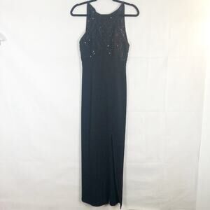 Vintage Cache Maxi Dress Womens Small Empire Sequin Formal Wedding Guest Party